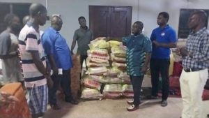 Suhum MP Kwadjo Asante supports Brong-Densuso flood victims with relief items