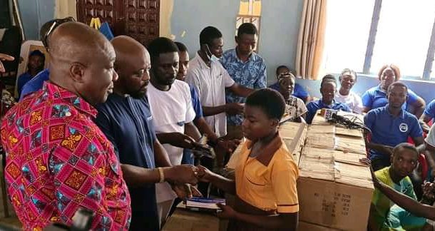 Former ECG boss donates over 3,000 math sets to BECE candidates in Ejisu Municipality