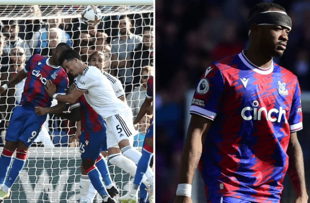 Jordan Ayew suffers nasty head injury in Crystal Palace's win against Leed United