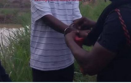 VIDEO: Chief, 3 ex-soldiers arrested over galamsey activities