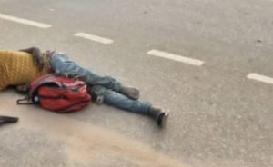 VIDEO: Man dies after jumping from Dimples overpass in Accra