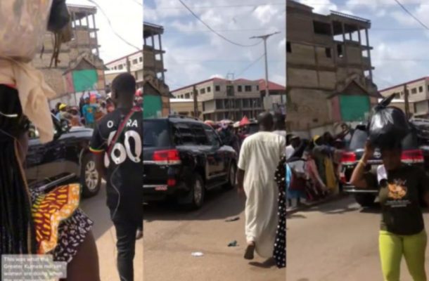 VIDEO: Akufo-Addo’s convoy booed in Kumasi