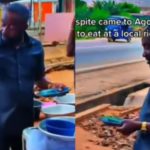 VIDEO: Dr Osei Kwame Despite spotted eating at a local food joint
