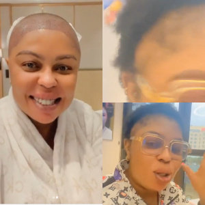 Afia Schwarzenegger flies to Turkey for a hair transplant procedure