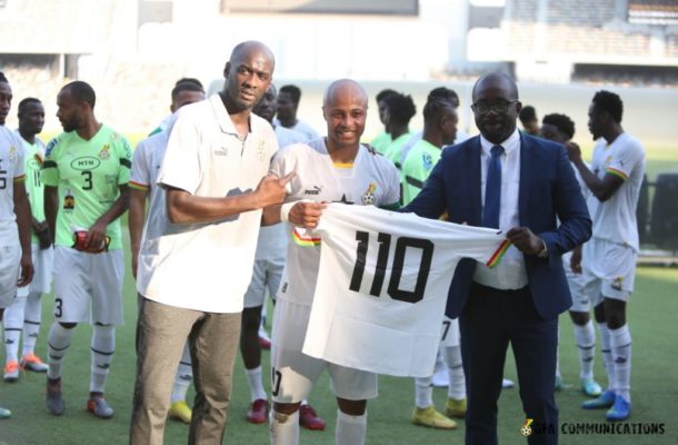Andre Ayew is Ghana's most capped player