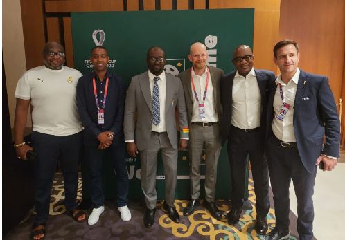FIFA Chiefs visit GFA leadership at Black Stars camp in Qatar