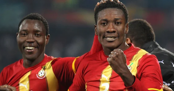 Asamoah Gyan names Kwadwo Asamoah as his favourite teammate