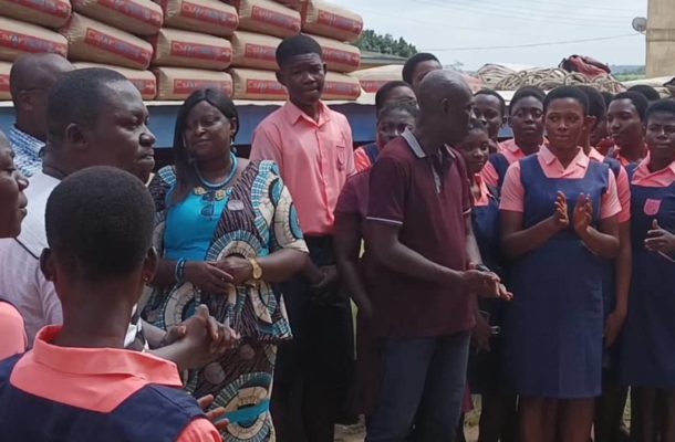 CIMAF Cement Ghana donates to Efutu SHTS, Jukwa SHS