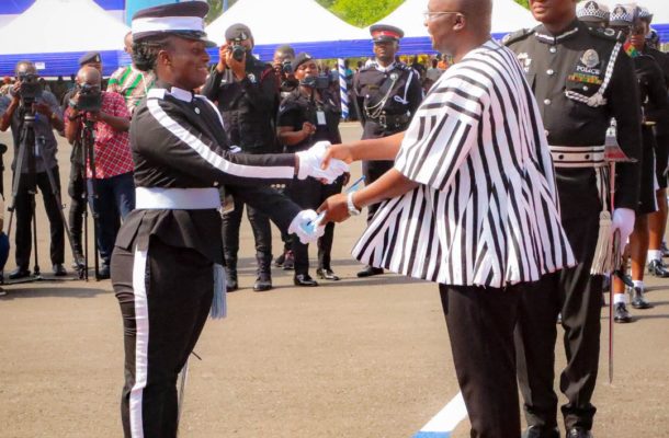 VP Bawumia pledges Govt's support to Ghana Police as he commissions over 300 officers into senior ranks