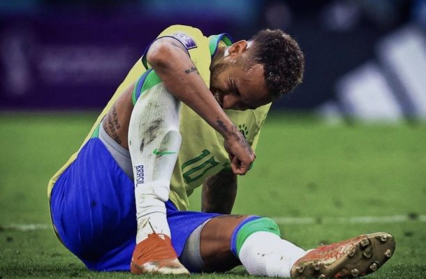 World Cup 2022: Neymar to miss Brazil's next two group games with ankle injury