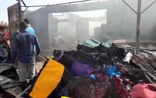 Fire destroys shops in Tamale