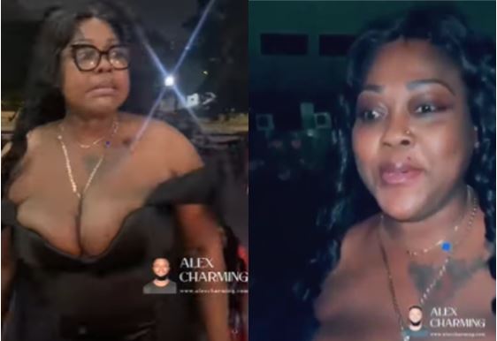 Mona Gucci's overexposed breast causes a stir