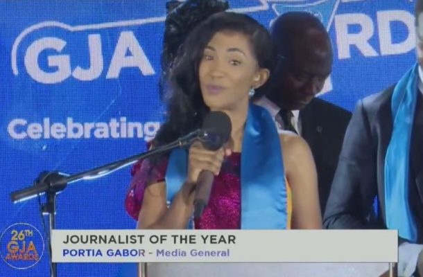 TV3's Portia Gabor wins GJA 2021 Journalist of the Year