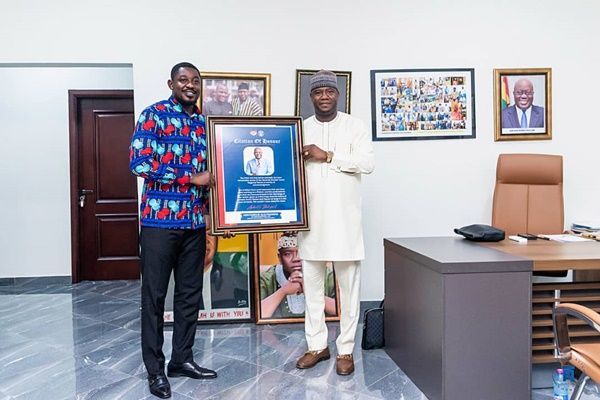 Greater Accra TESCON honors Hon Farouk Aliu Mahama and makes him patron