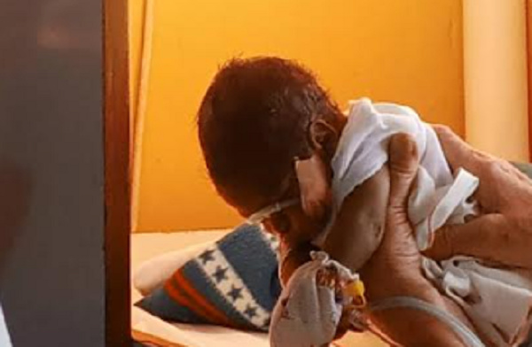 Day-old baby dumped in a bush at Amponsa-Kwaa