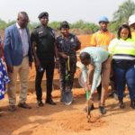 Anglogold Ashanti cuts sod for construction of district police headquarters for Obuasi
