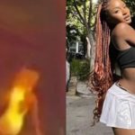 Ayra Starr falls on stage at Afrochella (Video)
