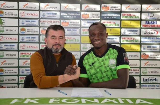 Ghanaian striker Raphael Dwamena joins Albanian side KF Egnatia