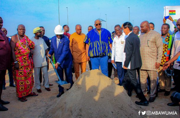 VP Bawumia cuts sod for Tema Motorway Roundabout Phase 2