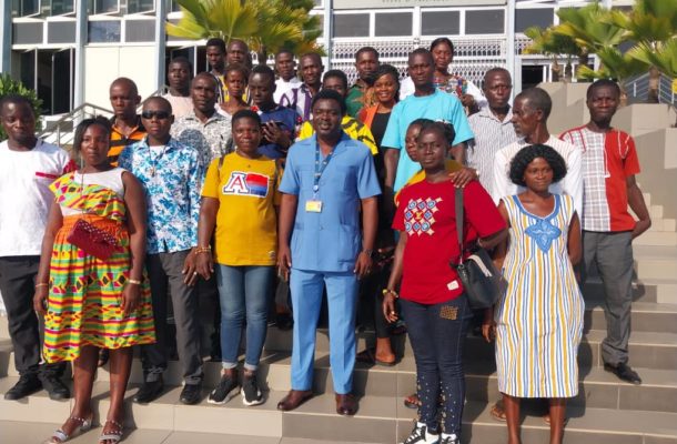 Suhum MP hosts constituency officers in Parliaments