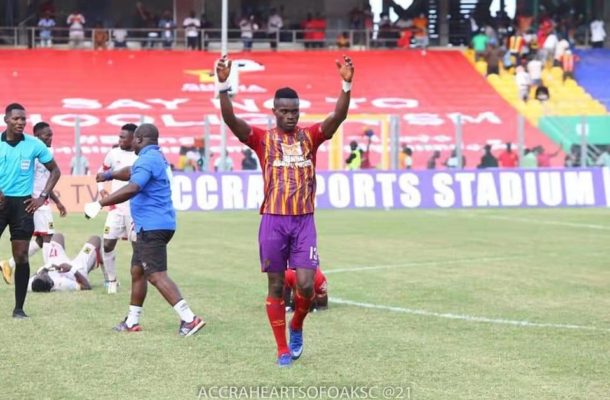 Obeng Junior's goal earns Hearts win against Nsoatreman FC