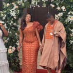 Piesie Esther gets Sammy Gyamfi and wife in dancing mood at their wedding
