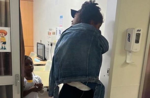 How Andre Ayew's daughter collapsed after he missed penalty against Uruguay