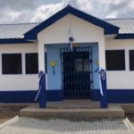 Old students of New Juaben SHS hands over toilet facility to school