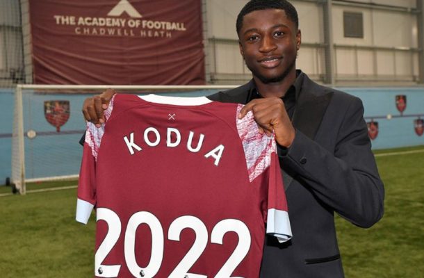 Ghanaian youngster Gideon Kodua signs professional contract with West Ham