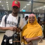 Kudus Mohammed's mum sees him off at the airport as he returns to Ajax