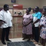 Suhum MP donates sewing machines to dressmakers