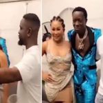 How Sarkodie quickly grabbed his wife during a photo session with Michael Blackson and fiancée
