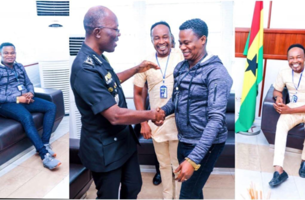 Great Ampong visits IGP after Daddy Lumba (Video)
