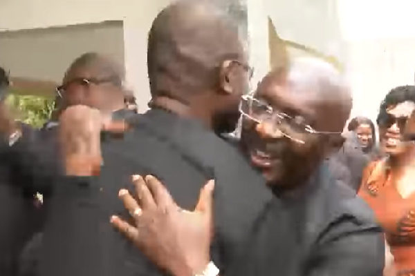 'Akompreko, how is it'? - Moment Bawumia met Ken Agyapong at a funeral