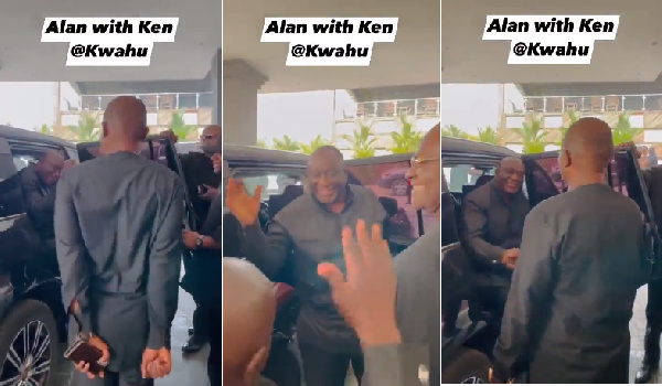 Ken Agyapong salutes Alan Kyerematen at meeting (Video)