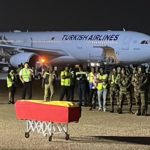 PHOTOS & VIDEOS: Christian Atsu's body arrives in Ghana