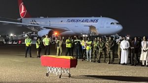 PHOTOS & VIDEOS: Christian Atsu's body arrives in Ghana