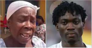 VIDEO: 71-yr-old mother of Christian Atsu weeps uncontrollably with son still 'missing'