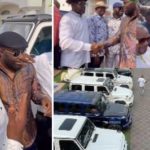 Over 15 G-Wagons, other luxurious cars escort Despite on his birthday (Video)