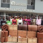 Top 10 Ellembelle BECE performers receive special prize from Quantum Terminals