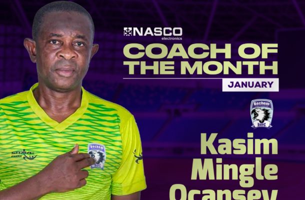 Bechem United coach Kasim Mingle named NASCO coach of the month