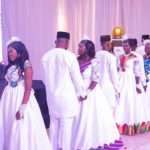 7 couples tie the knot at exquisite Happy FM Mass Wedding