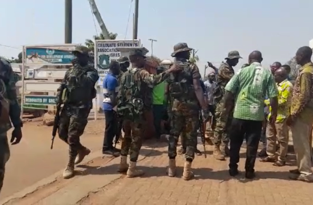 Military men intervene after UDS security holds NEDCo staff hostage