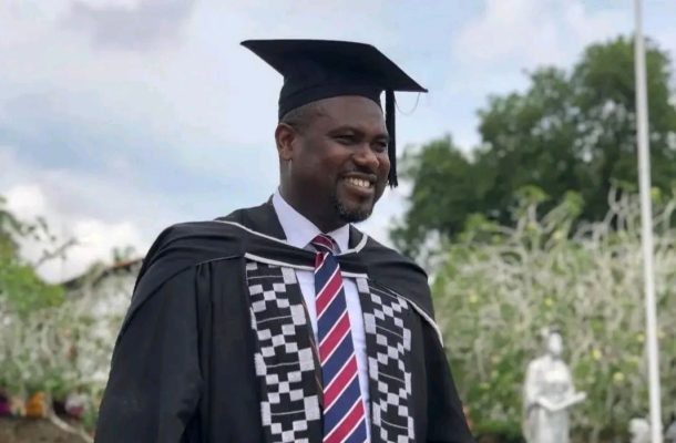 Abeiku Santana gets another Master's Degree from University of Ghana Business School