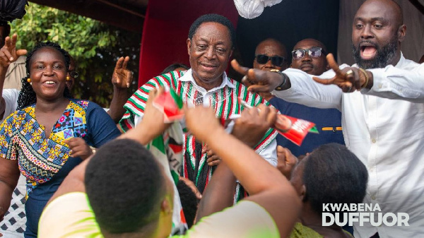 Dr Kwabena Duffuor files nomination on March 23