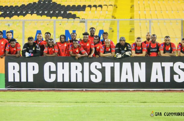 Black Stars players pay tribute to late teammate Christian Atsu