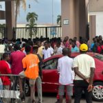 VIDEO: Football 'crazy' Kumasi fans mob Black Stars on their arrival