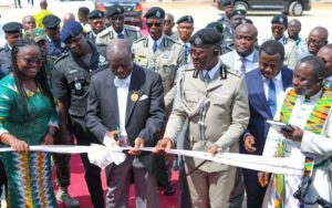 PHOTOS: Otumfuo commissions new police station at KNUST