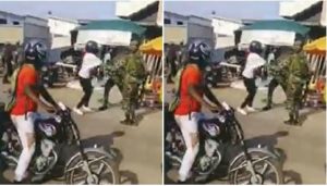 VIDEO:  Soldiers, Police clash at Accra Central