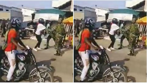 VIDEO:  Soldiers, Police clash at Accra Central